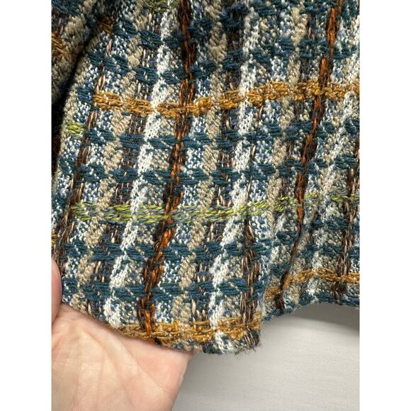 Trisha Tyler Vintage Plaid Wool Blend Jacket Medium Korea Old Money Retro Y2K - Picture 2 of 9